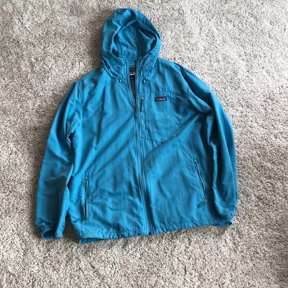 Mens Blue Patagonia Windbreaker